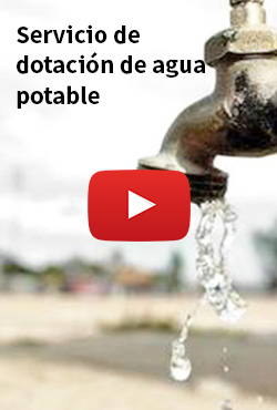 El servicio de dotación de agua potable en 3 zonas periurbanas de México